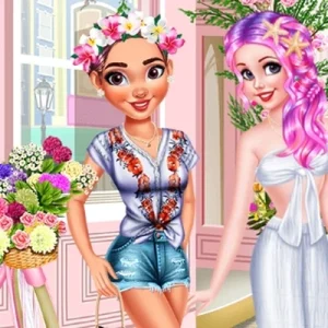لعبة تسريحات ضفائر الصيف