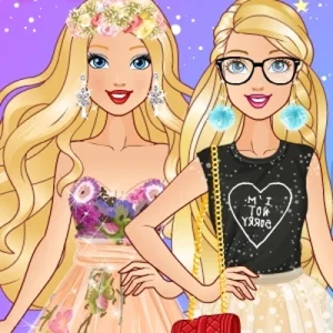 لعبة باربي وفستان التول
