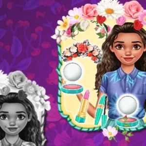 لعبة مغامرة موانا بإطلالة زهرية ساحرة