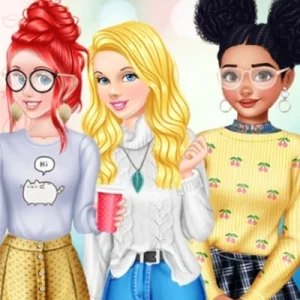 لعبة الأميرات في زاوية القراءة المريحة