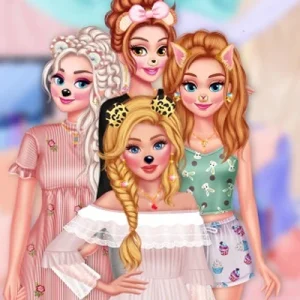 لعبة الأميرات في سهرة المبيت