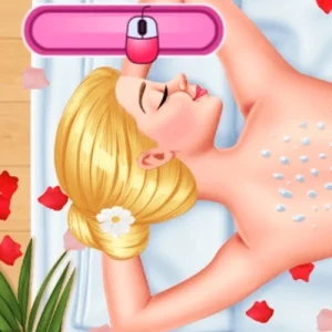 لعبة استرخاء رابونزل في السبا